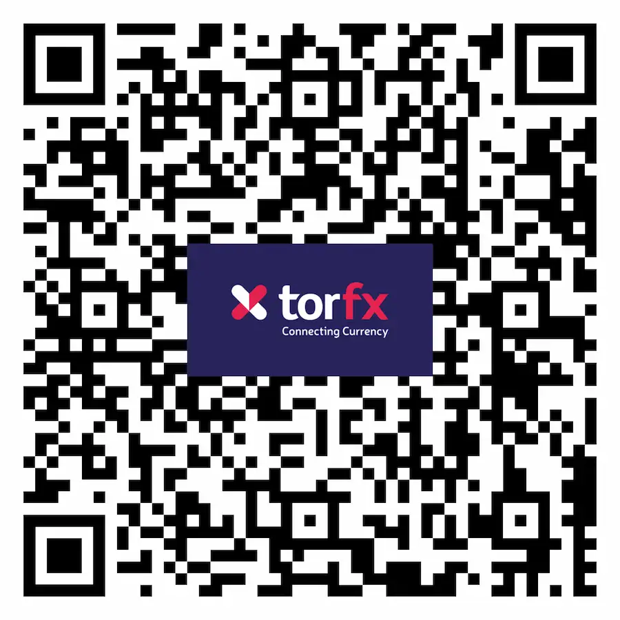 TorFX International Money Currency Transfers Neomoney QR Code